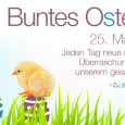 Amazon Osterangebote Gibt es ab heute (25.3.2013) bis einschließlich 1. April. Nein, kein Scherz. Getreu den Angeboten vom Cybermonday sind diverse Artikel aus allen Rubriken bis zu 70% reduziert. Aktuell gibt es heute diverse Router, Speicherkarten, Bürostühle und ein paar Küchenutensilien. Zu den Angeboten gelangt ihr, in dem ihr auf den Link klickt. Tweet